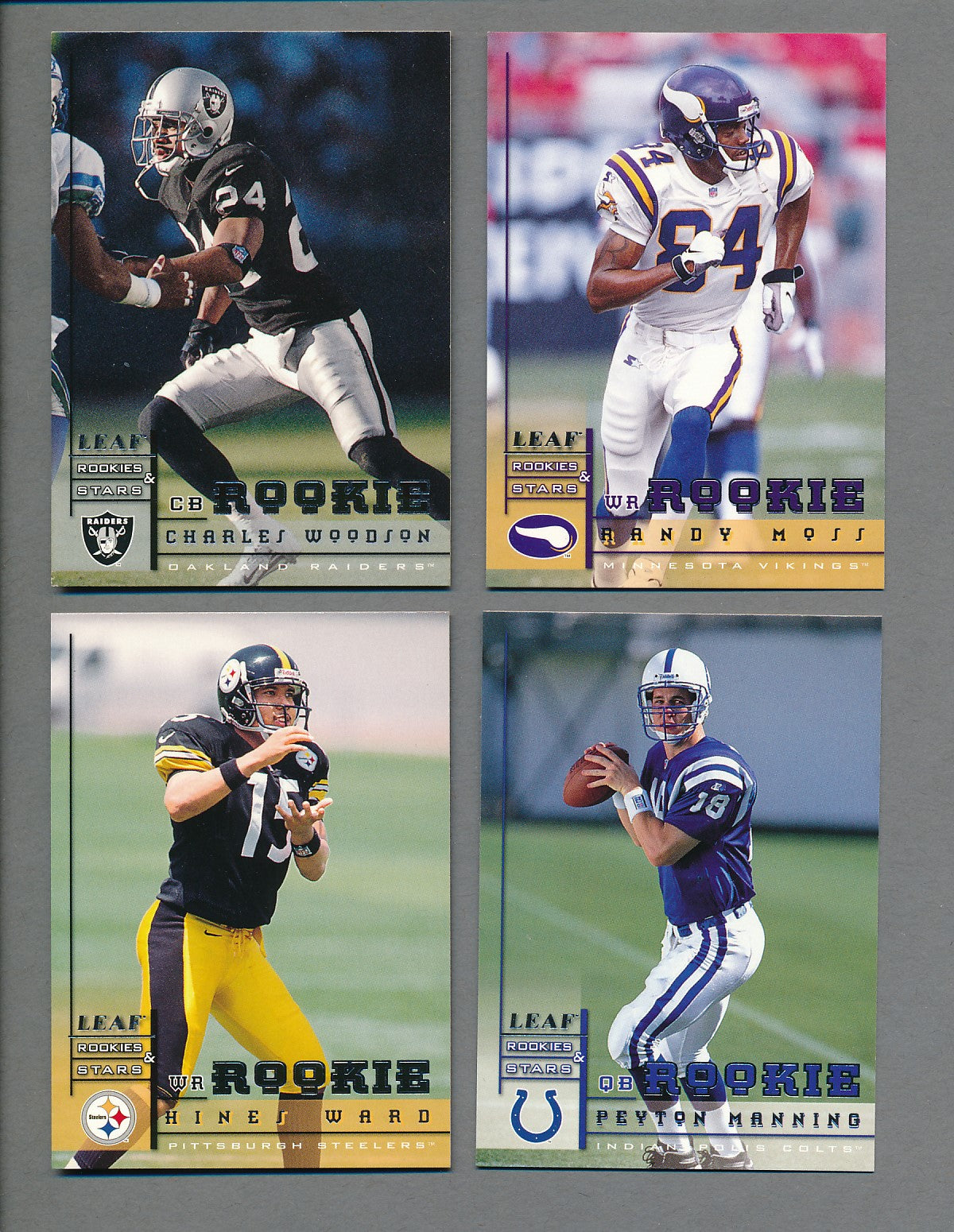 1998 Leaf Rookies & Stars Football Complete Set (300) NM/MT MT