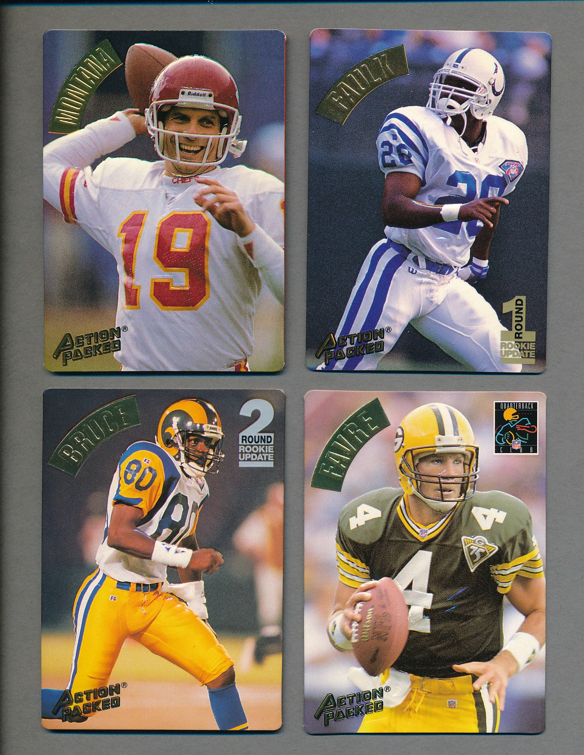 1994 Action Packed Football Complete Set (198) NM/MT MT