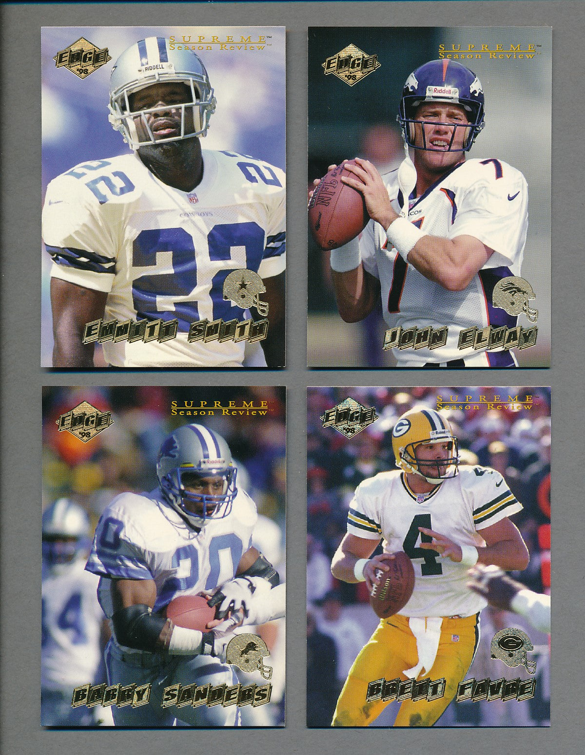 1998 Collector's Edge CE Supreme Season Review Football Complete Set (200) (w/o SP's) NM/MT MT