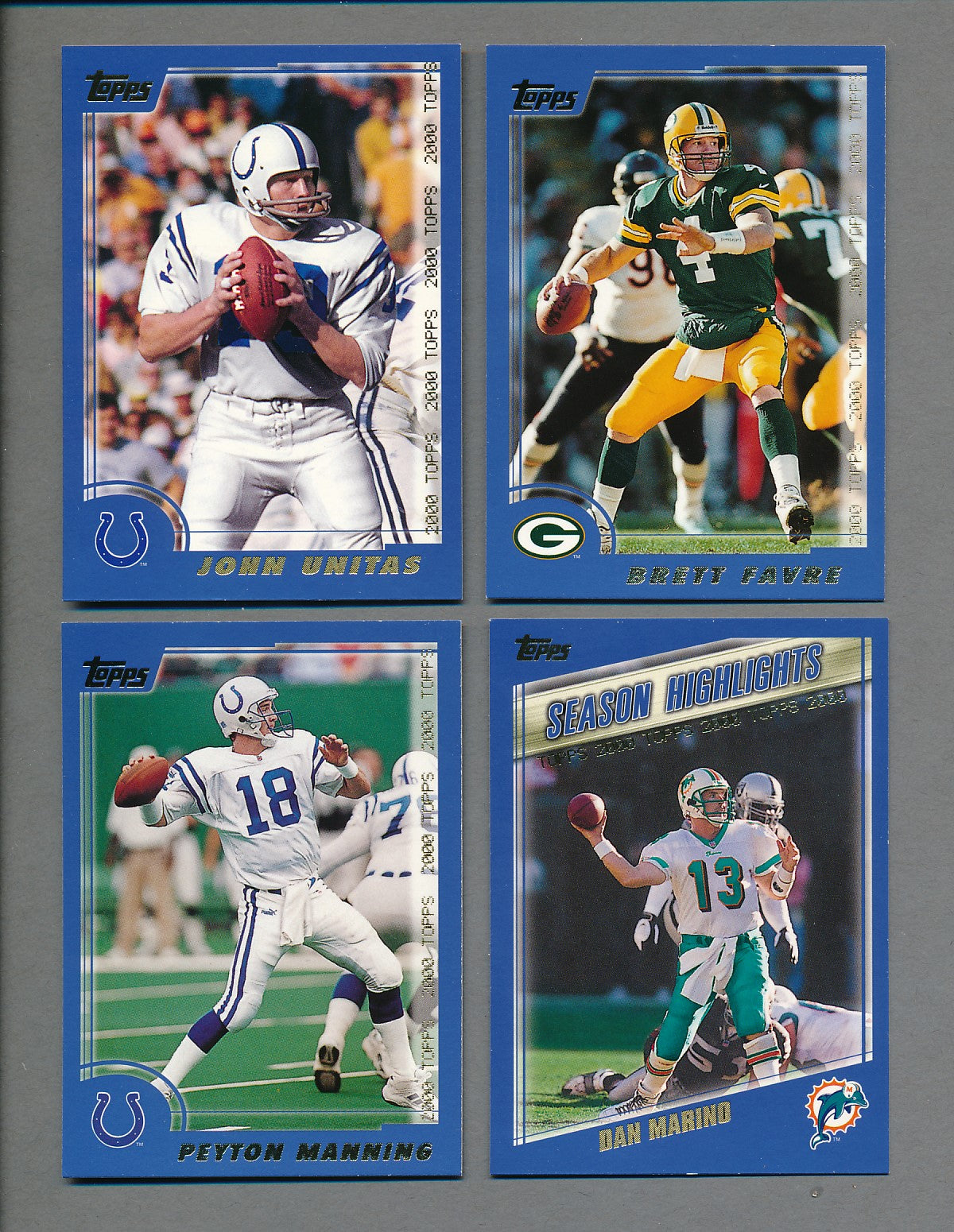 2000 Topps Football Complete Set (360) (w/o SP's) NM/MT MT