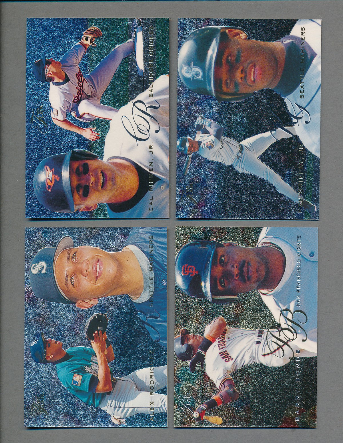 1995 Flair Baseball Complete Series 1 Set (w/ Inserts) (216)  NM/MT MT