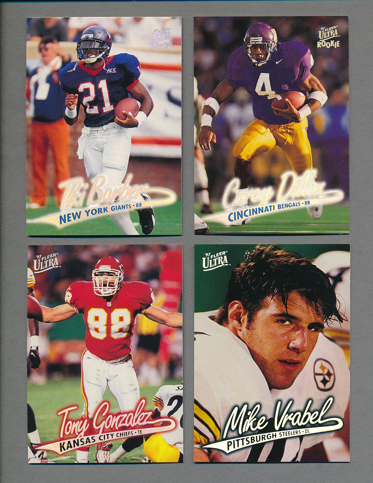 1997 Fleer Ultra Football Complete Set (350) NM/MT MT