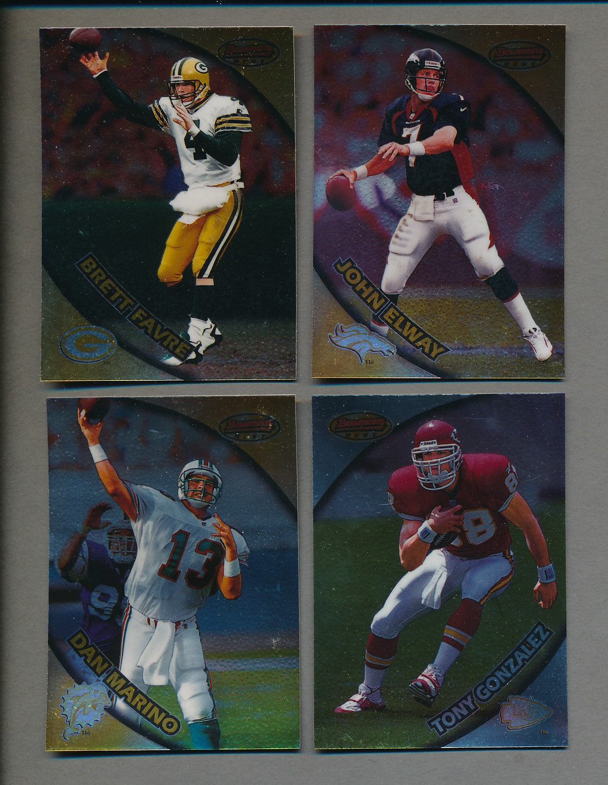 1997 Bowman's Best Football Complete Set (125) NM/MT MT