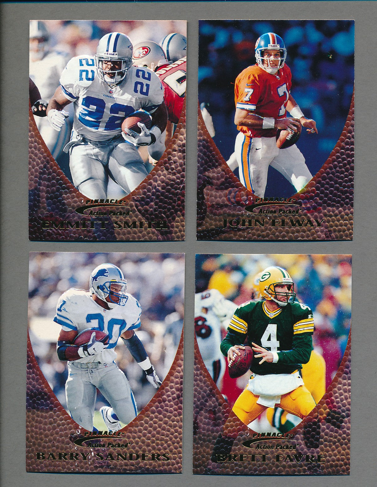 1997 Action Packed Football Complete Set (125) NM/MT MT