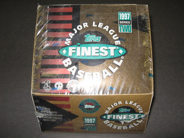1997 Topps Finest Baseball Series 2 Jumbo Box (HTA)