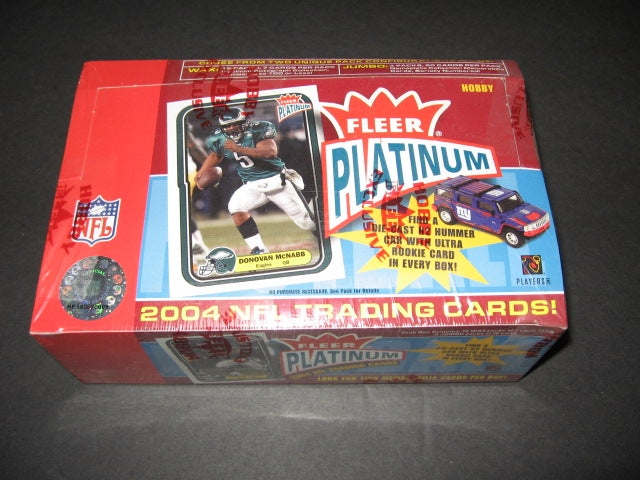 2004 Fleer Platinum Football Box (Hobby)
