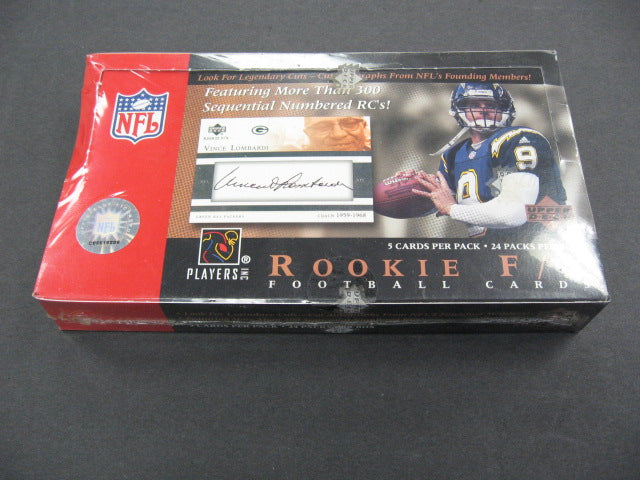 2001 Upper Deck Rookie FX Football Box (Hobby)