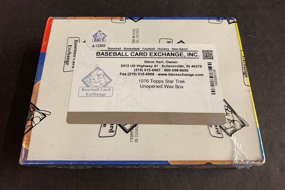 1976 Topps Star Trek Unopened Wax Box (BBCE) (A12888)