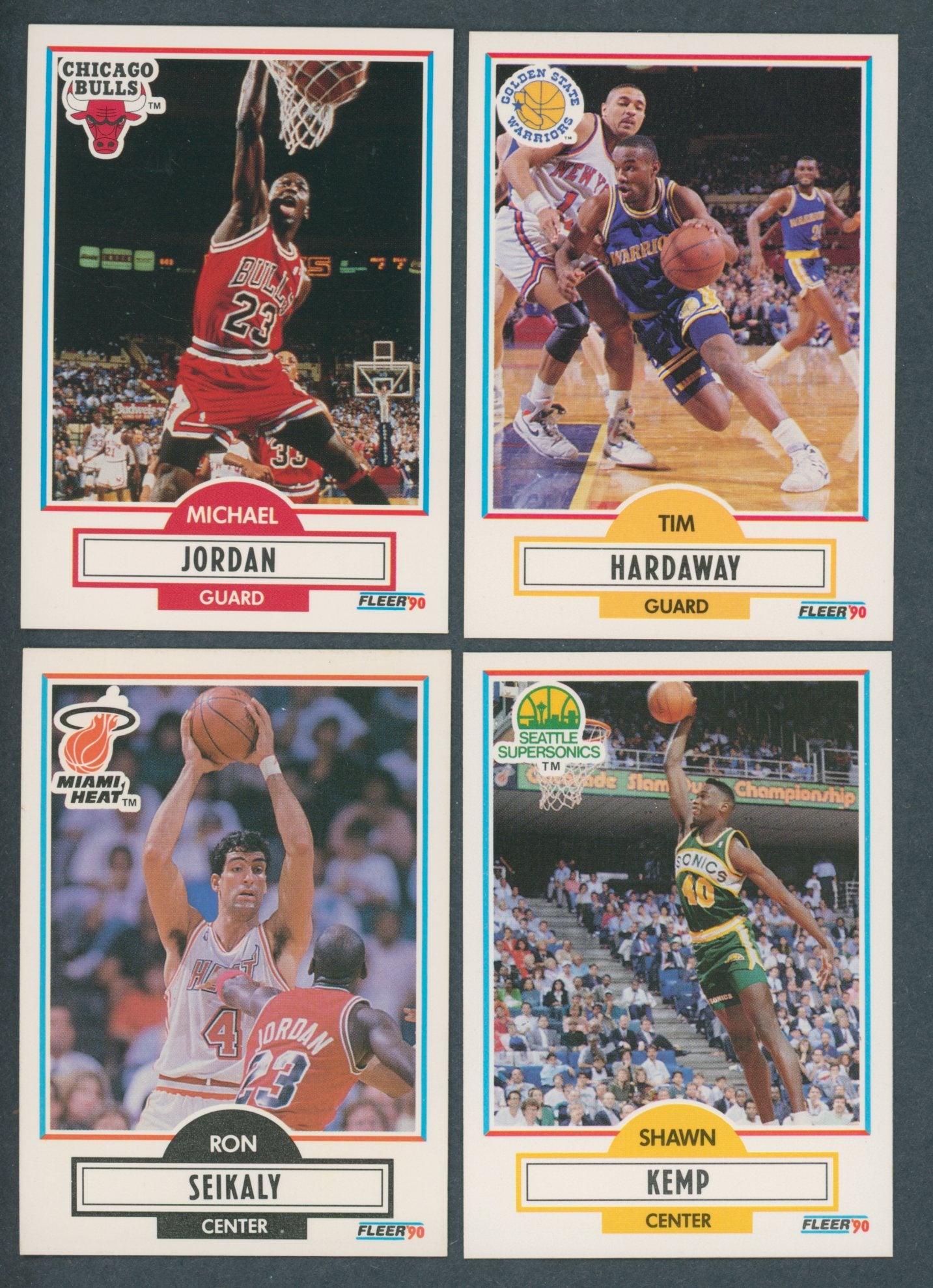 1990/91 Fleer Basketball Set No Stickers NM/MT (117)