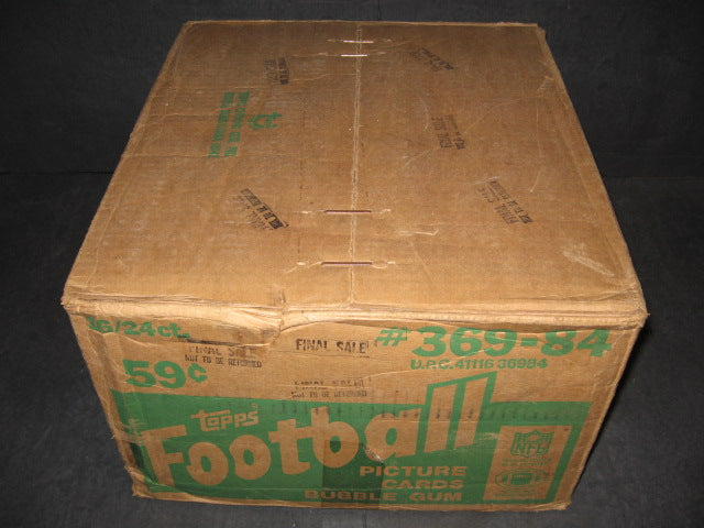 1984 Topps Football Cello Case (16 Box)