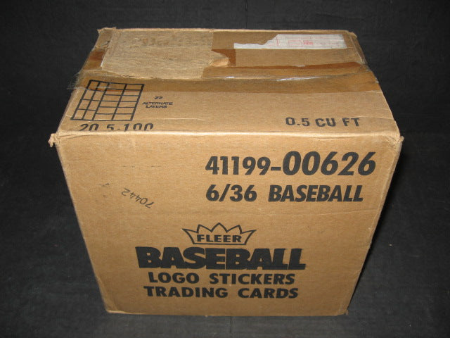 1987 Fleer Baseball Unopened Wax Case (6 Box) (Authenticate)