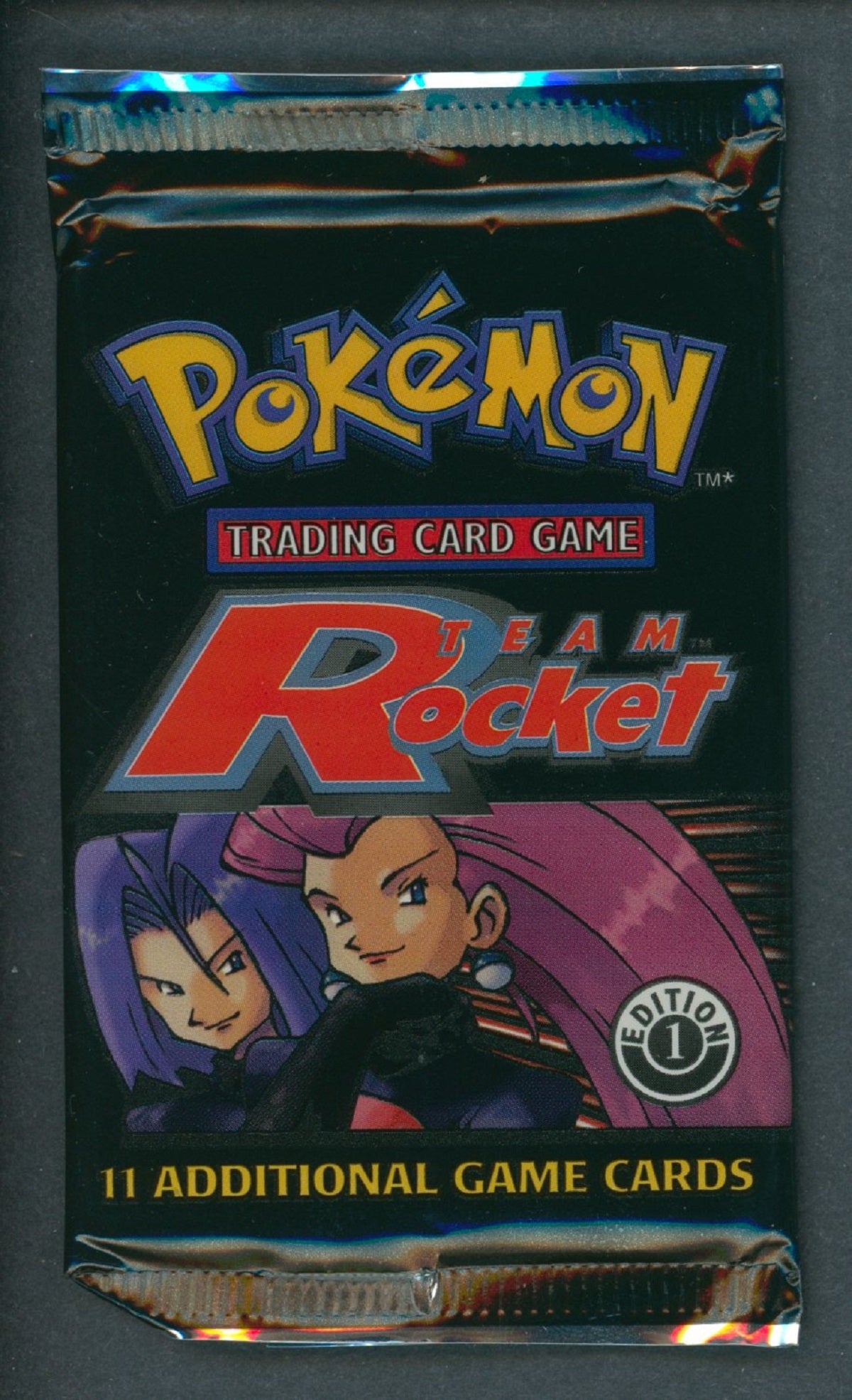 2000 WOTC Pokemon Team Rocket 1st Edition Unopened Pack Jessie/James