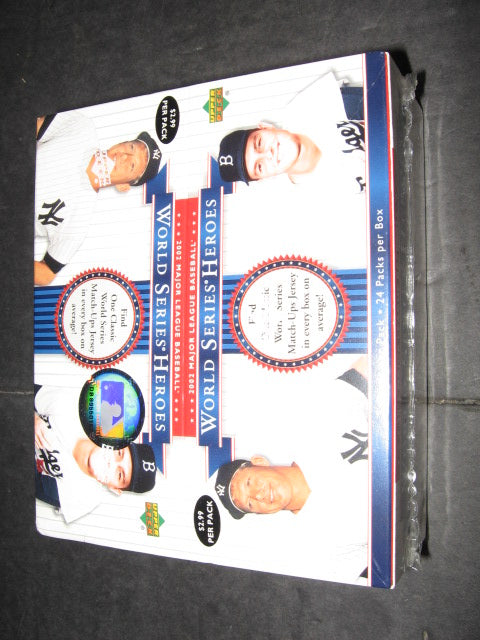 2002 Upper Deck Baseball World Series Heroes Box (Hobby)