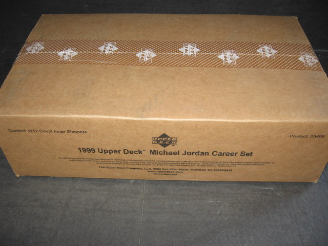1999 Upper Deck Basketball Michael Jordan Career Factory Set Case (24 Sets)