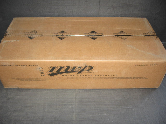 2003 Upper Deck MVP Baseball Case (20 Box)