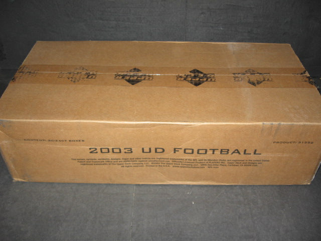 2003 Upper Deck Football Case (20 Box)