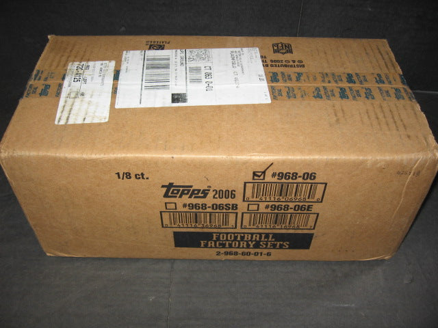 2006 Topps Football Factory Set Case (Retail) (8 Sets)