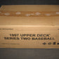 1997 Upper Deck Baseball Series 2 Case (Retail) (12 Box)