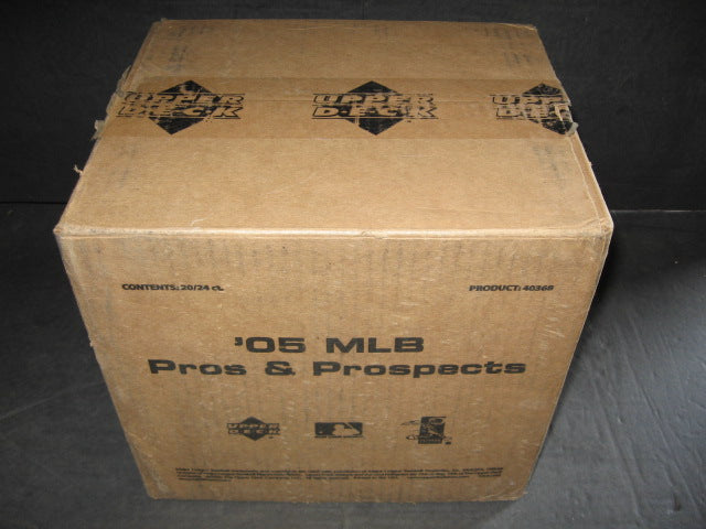2005 Upper Deck Pros & Prospects Baseball Case (20 Box)