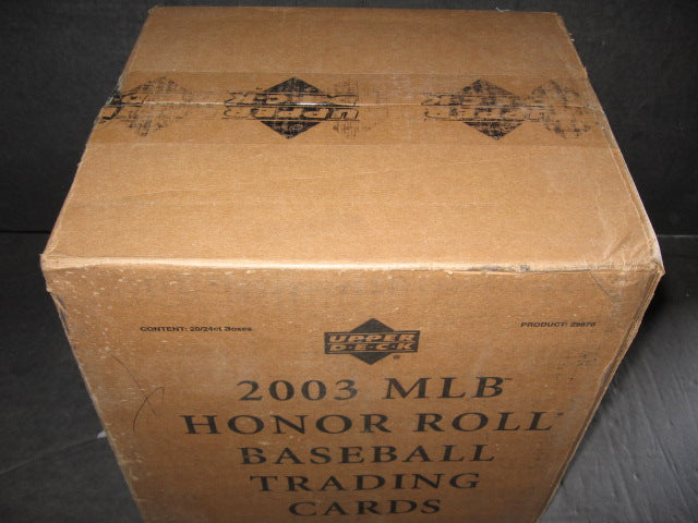 2003 Upper Deck Honor Roll Baseball Case (20 Box)