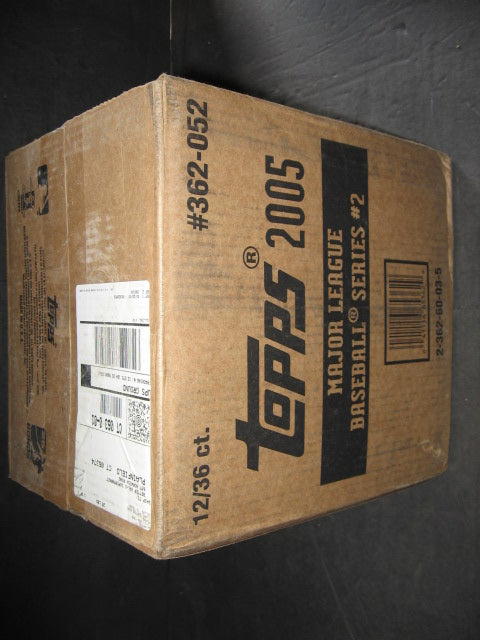 2005 Topps Baseball Series 2 Case (Retail) (12 Box)