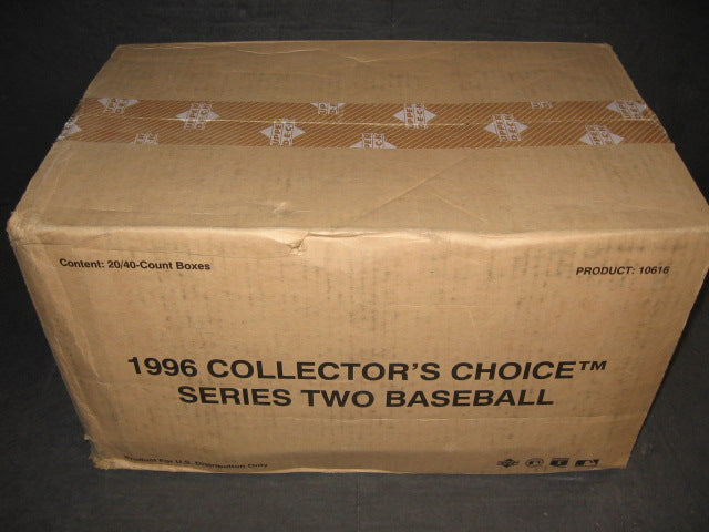 1996 Upper Deck Collector's Choice Baseball Series 2 Case (20 Box)