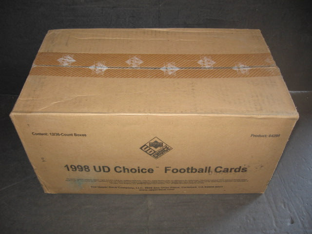 1998 Upper Deck Collector's Choice Football Series 1 Case (12 Box)