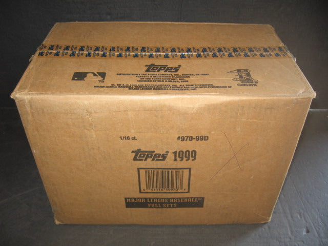 1999 Topps Baseball Factory Set Case (Retail) (12 Sets)