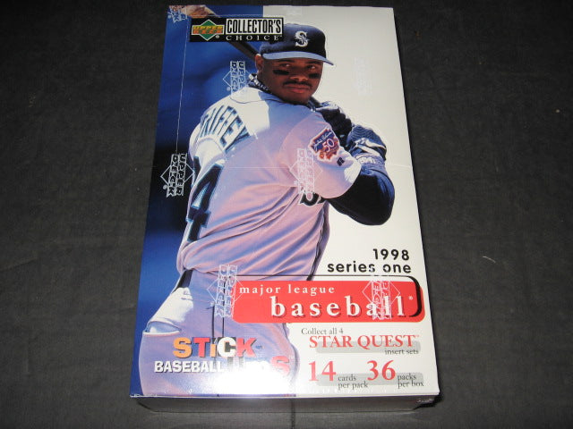 1998 Upper Deck Collector's Choice Baseball Series 1 Box (36/14)