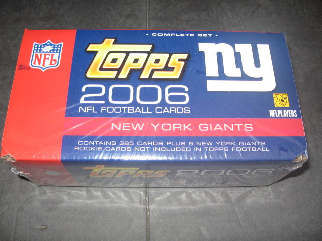 2006 Topps Football Factory Set (Giants)