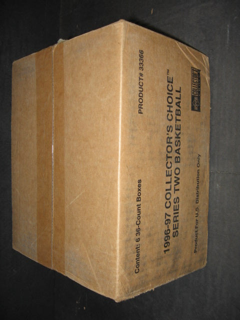 1996/97 Upper Deck Collector's Choice Basketball Series 2 Case (Retail) (6 Box)