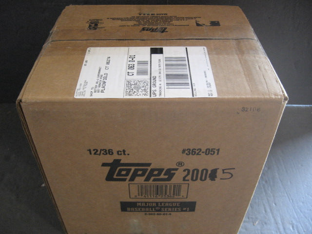 2005 Topps Baseball Series 1 Case (Retail) (12 Box)