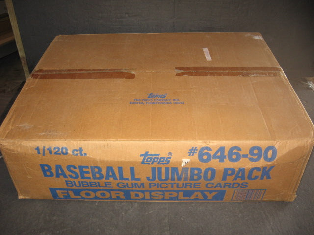 1990 Topps Baseball Jumbo Case (120 Count)