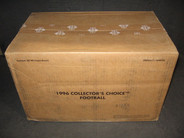 1996 Upper Deck Collector's Choice Football Series 1 Case (20 Box)