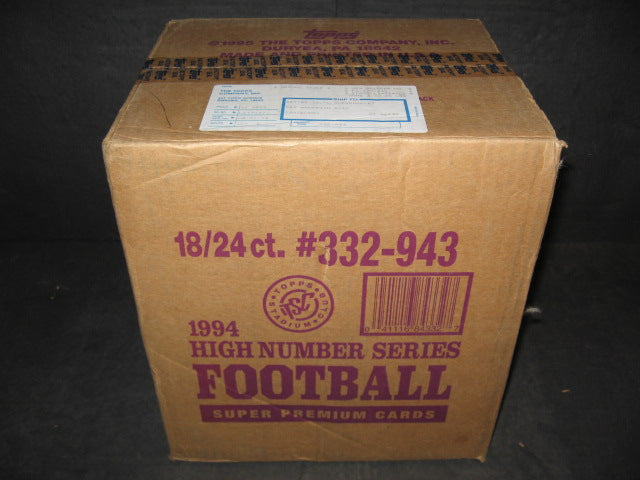 1994 Topps Stadium Club Football Series 3 Case (18 Box)