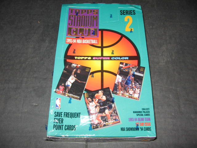 1993/94 Topps Stadium Club Basketball Series 2 Box