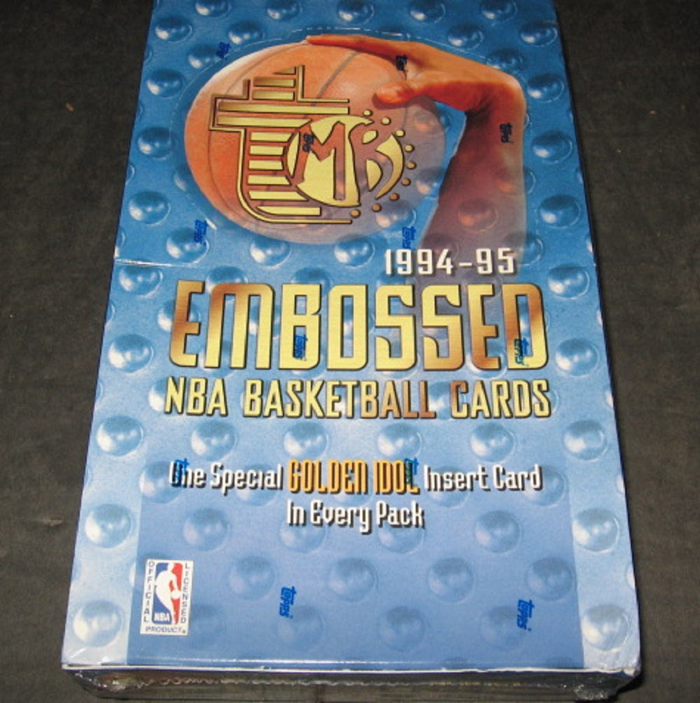 1994/95 Topps Embossed Basketball Box
