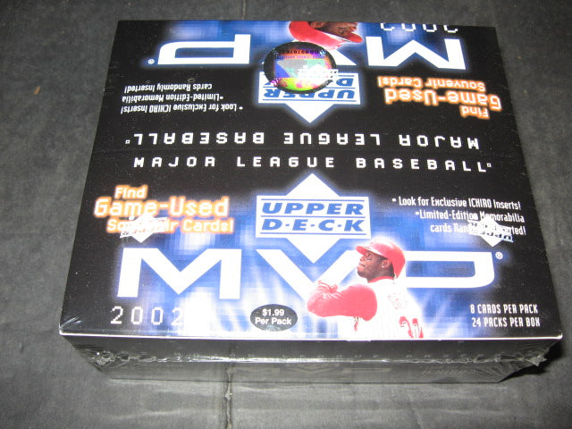 2002 Upper Deck MVP Baseball Box (Retail)