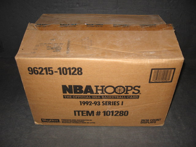 1992/93 Hoops Basketball Series 1 Case (20 Box)