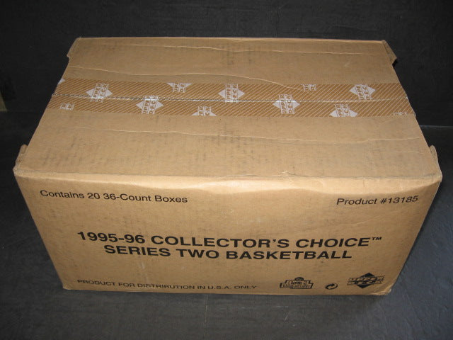 1995/96 Upper Deck Collector's Choice Basketball Series 2 Case (20 Box)
