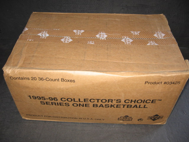 1995/96 Upper Deck Collector's Choice Basketball Series 1 Case (20 Box)