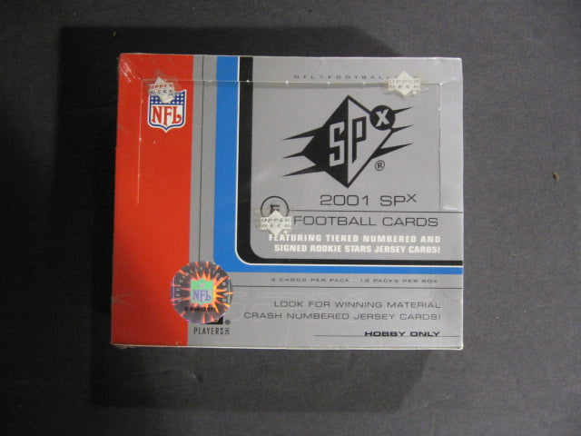2001 Upper Deck SPX Football Box (Hobby)