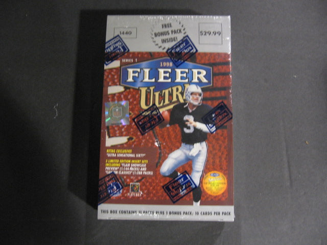 1998 Fleer Ultra Football Blaster Box (12/10)