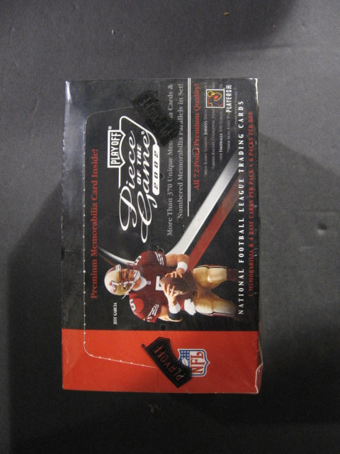 2002 Playoff Piece of Game Football Box (Hobby)