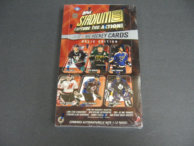2001/02 Topps Stadium Club Hockey Box (Hobby)