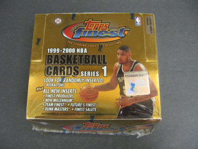 1999/00 Topps Finest Basketball Series 1 Box (Hobby)