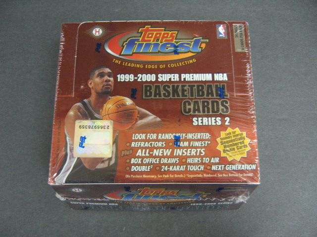 1999/00 Topps Finest Basketball Series 2 Box (Hobby)