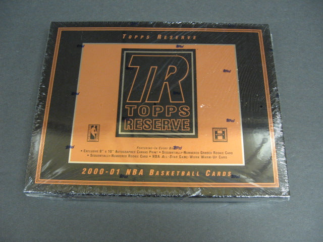 2000/01 Topps Reserve Basketball Box (Hobby)