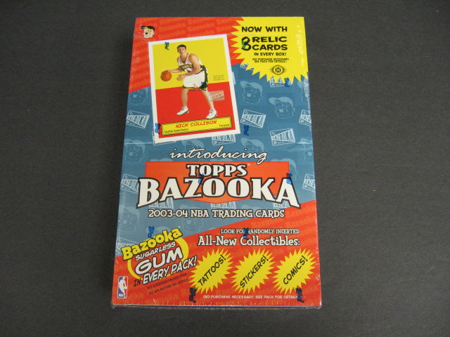 2003/04 Topps Bazooka Basketball Box (Hobby)