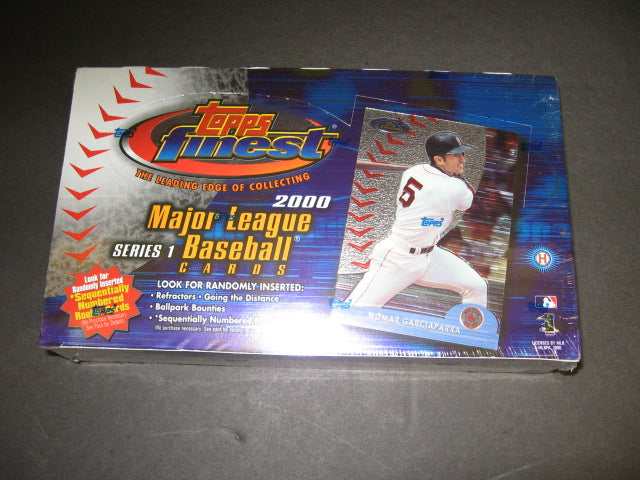 2000 Topps Finest Baseball Series 1 Box (Hobby)